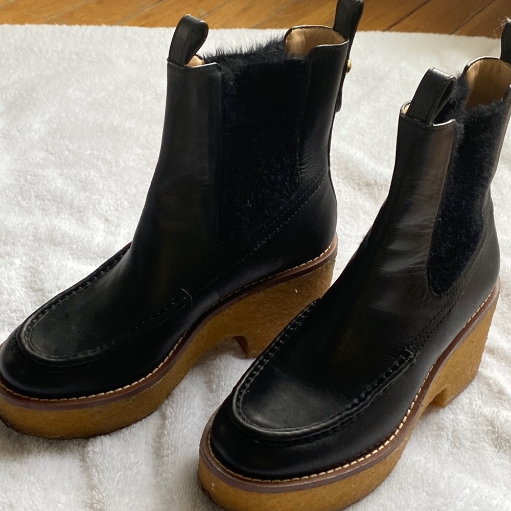 Coach slip on booties